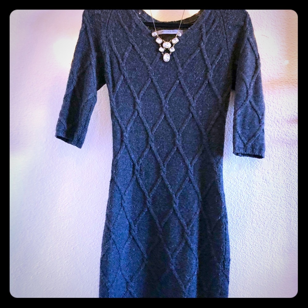 Marc NY charcoal sweater dress